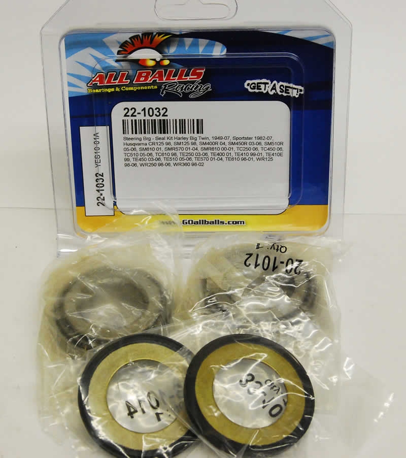 All Balls Steering Head Stem Bearings Seal Kit for Kawasaki KX450F 2006-2018 