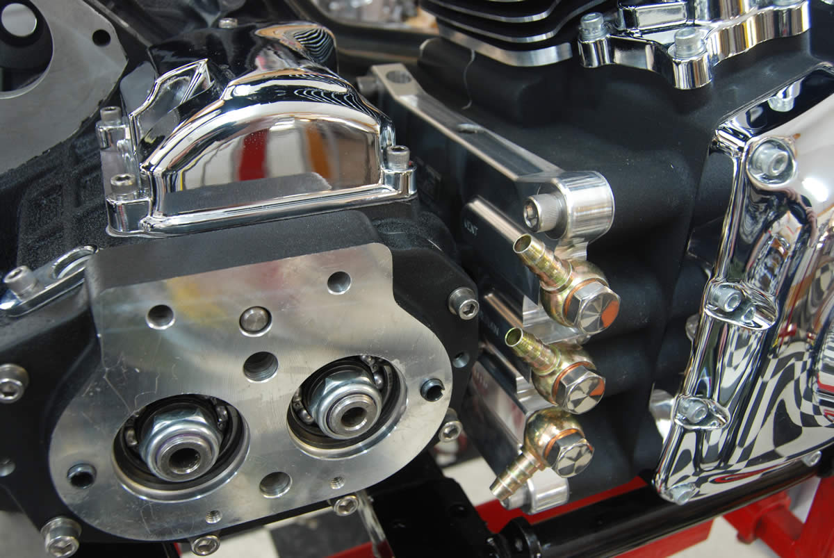 Harley Twin Cam 96" Motor to EVO Frame Adapter Plate 2006