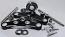 39mm Wide Glide Triple Tree Conversion Set - Black, 2000-2003 XL & Dyna