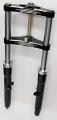 41mm Front End, Wide-Glide Billet Trees, Black