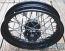 16" Front Wire Wheel, Black, Single Disk, 2000-Up