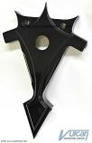 Gothic-Spike Coil Bracket , Black, With Ignition Switch Hole Gothic-Spike Coil Bracket , Black, With Ignition Switch Hole