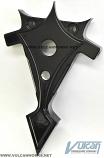 Gothic-Spike Coil Bracket, Black, With Ignition Switch & Starter Button Hole Gothic-Spike Coil Bracket, Black, With Ignition Switch & Starter Button Hole
