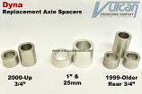 Stock Replacement Axle Spacer Sets for Dyna Stock Replacement Axle Spacer Sets for Dyna
