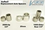 Stock Replacement Axle Spacer Sets for Softail Models Stock Replacement Axle Spacer Sets for Softail Models